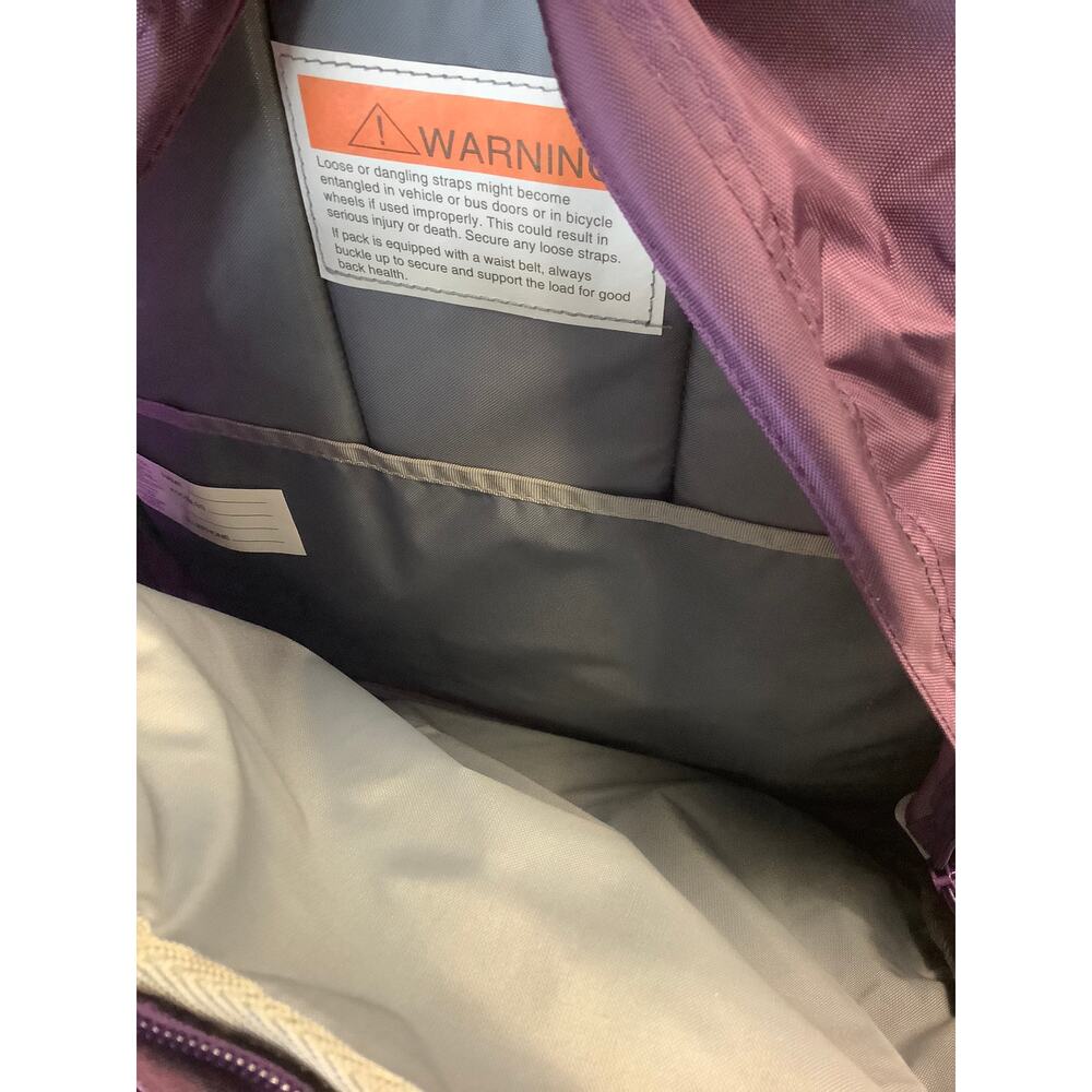 LL Bean Kids Midnight Purple Deluxe Bookpack IV Backpack Casual School HR7-33 - Picture 7 of 8